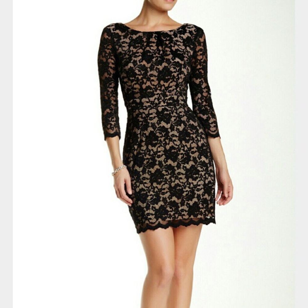 ABS Stretch Lace Dress